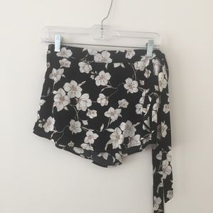Floral Skort Side Tie - Forever 21
